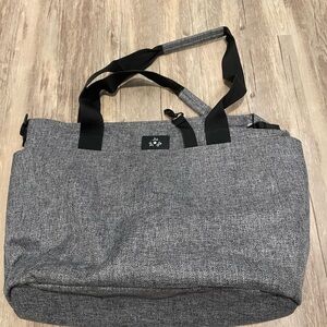 Ju-Ju-Be Gray and Black Baby Bag with Modern Design